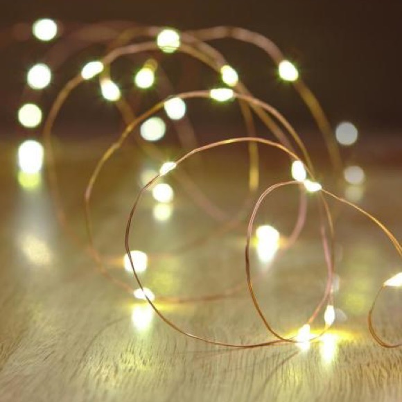Aurora Copper Wire Fairy String Lights Battery Op - Picture 4 of 4